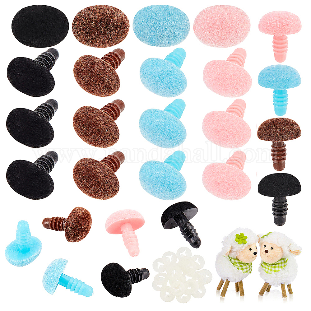 Shop PH PandaHall Flocking Safety Noses for Jewelry Making - PandaHall ...