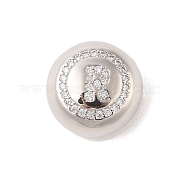 Подвески из латуни и кубического циркония KK-Z047-07P-R-RS