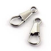 304 Stainless Steel Keychain Clasp Findings STAS-S047-062