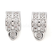 Латунные микропаве прозрачные кубические циркониевые подвески KK-U028-17P