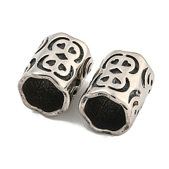 Perline europee in acciaio inossidabile chirurgico 316&nbsp;STAS-Q326-03AS-05