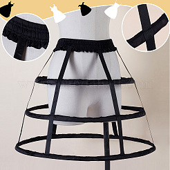 Jupon à un cerceau en polyester et acier&nbsp;DIY-WH0899-819A