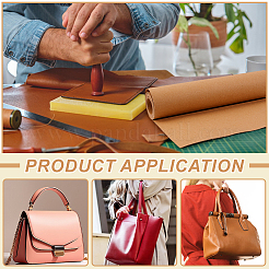 Rollo de forro artesanal de cuero mezclado para bolsos y carteras.&nbsp;AJEW-WH0817-023A-05