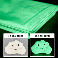 Tessuto super morbido in poliestere luminoso&nbsp;DIY-WH0502-85B