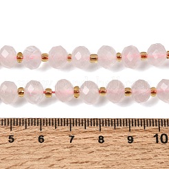 Natürlichen Rosenquarz Perlen Stränge&nbsp;G-D105-B06