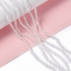 Chiare perline bicono di vetro fili&nbsp;X-GLAA-S026-3mm-07