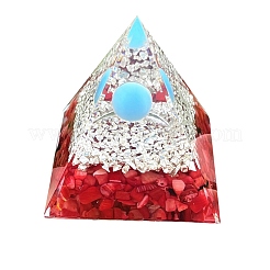 Générateurs d'énergie de résine de pyramide d'orgonite&nbsp;PW-WGDEDD9-01