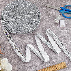 Paillettes in poliestere e plastica per accessori per indumenti&nbsp;OCOR-WH0091-51B