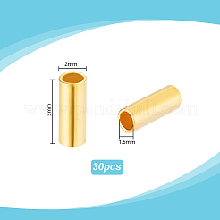30 pieza de 925 cuentas de tubo de plata esterlina&nbsp;STER-PH0003-51