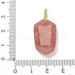 Pendenti di quarzo naturale di fragola&nbsp;GG-CBA5FCC-01G-06
