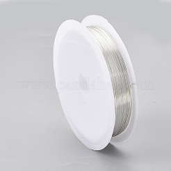 Fil de bijoux en cuivre rond&nbsp;CWIR-Q006-0.2mm-S