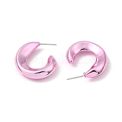 Boucles d'oreilles en acrylique donut&nbsp;EJEW-P251-19
