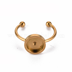 201 Edelstahl Manschettenpolster Ringfassungen&nbsp;X-STAS-S080-042C-G