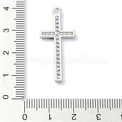 Gestell aus beschichteter Legierung mit schwarzen Strass-Anhängern&nbsp;FIND-Z051-04P-02