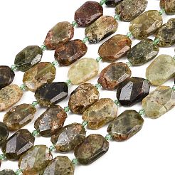 Natürlichen grünen Granat Perlen Stränge&nbsp;G-B125-P24-01