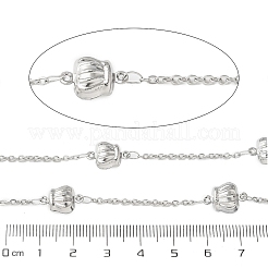 Kronengliederketten aus Edelstahl 304&nbsp;CHS-Z004-10P
