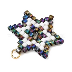 Pendentifs de perles de rocaille en verre&nbsp;PALLOY-MZ01457-02