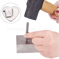 Set di ciondoli con targhette vuote stampate in acciaio inossidabile 304&nbsp;STAS-PH0007-01