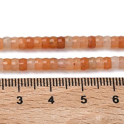 Colliers de perles heishi en aventurine rouge naturelle&nbsp;G-A299-A02-01