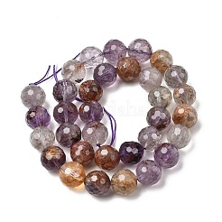 Natürliche violette Phantomquarz-&nbsp;G-Z127-B01-12mm