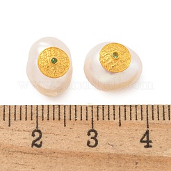 Ovale natürliche Süßwasserperlen&nbsp;PEAR-K009-01G