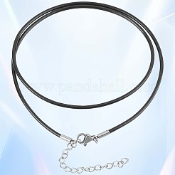 10 collane con cordino in pelle rotondo&nbsp;MAK-CL0001-01B