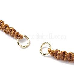 4 Stück 4 Farben geflochtene Nylonschnur Schieber Armband machen&nbsp;AJEW-JB01235