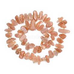 Natürliche sunstone Perlen Stränge&nbsp;G-F821-A04-01