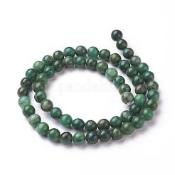 Natürliche afrikanische Jade Perlen Stränge&nbsp;G-G735-22-6mm-A