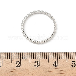 925 anello a fascia semplice in argento sterling&nbsp;RJEW-P164-01A-P