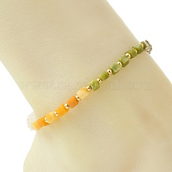 Bracelets de cheville en perles de laiton&nbsp;AJEW-AN00879