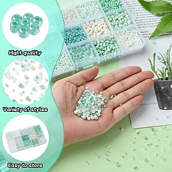 DIY-Set zur Schmuckherstellung von Armbändern aus Saatperlen-Glasperlen&nbsp;DIY-FS0007-64