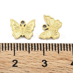 Placcatura ionica (ip) ciondoli in acciaio inossidabile chirurgico 316l&nbsp;STAS-D029-08G