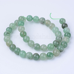 Chapelets de perles en aventurine vert naturel&nbsp;X-G-Q462-6mm-20
