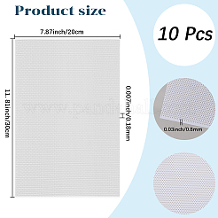 PVC-Kunststoffplatten mit Loch&nbsp;AJEW-WH20006-262B-02