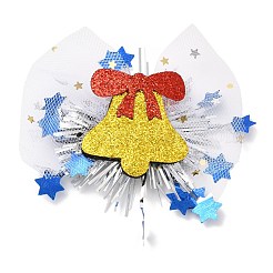 Pinzas para el pelo de cocodrilo de fieltro y gasa con tema navideño&nbsp;PHAR-F019-08