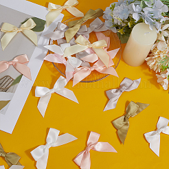 60 Stück 6 Farben selbstklebende Polyester-Geschenkbox mit Schleife&nbsp;DIY-ME0002-55