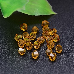 Imitazione sfaccettato cristallo austriaco fili di perle&nbsp;G-M180-4mm-07B
