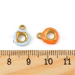 304 Edelstahl-Emaille-Anhänger&nbsp;STAS-P396-18G-M