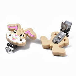 Umweltfreundliche Silikon-Schnullerhalterclips in Lebensmittelqualität&nbsp;SIL-N002-13C