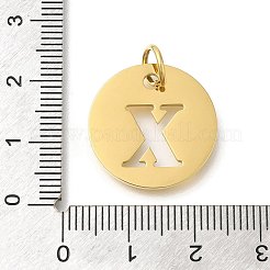 Placcatura ionica (ip) ciondoli in acciaio inossidabile 304&nbsp;STAS-M074-01G-X
