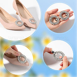 2 Stück Schuhschnallenclips aus Messing&nbsp;FIND-GF0006-05