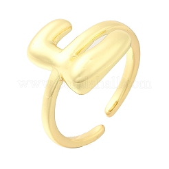 Anneaux de manchette ouverts en laiton plaqué en rack&nbsp;RJEW-S394-01G-E