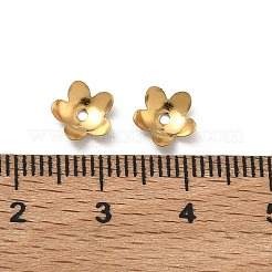 Perlenkappen aus Edelstahl 304&nbsp;STAS-P448-09K-G