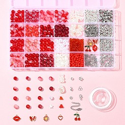 DIY-Schmuckherstellungssets aus Emaille-Legierung&nbsp;DIY-FS0007-51