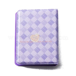 3-Zoll-PVC-Mini-Fotoalbum mit Herzfenster&nbsp;AJEW-WH0324-86A