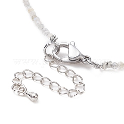 Natürliche Labradorit-Armbänder mit runden Perlen&nbsp;BJEW-JB09390-03