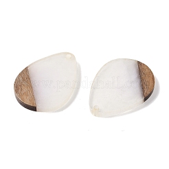 Pendentifs en résine & en bois&nbsp;WOOD-F015-07E