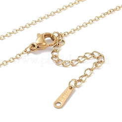 Collane a catena in acciaio inossidabile 304&nbsp;NJEW-P309-04G
