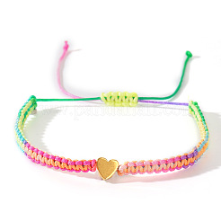 Verstellbare geflochtene Armbänder aus Polyesterfaden&nbsp;QM0575